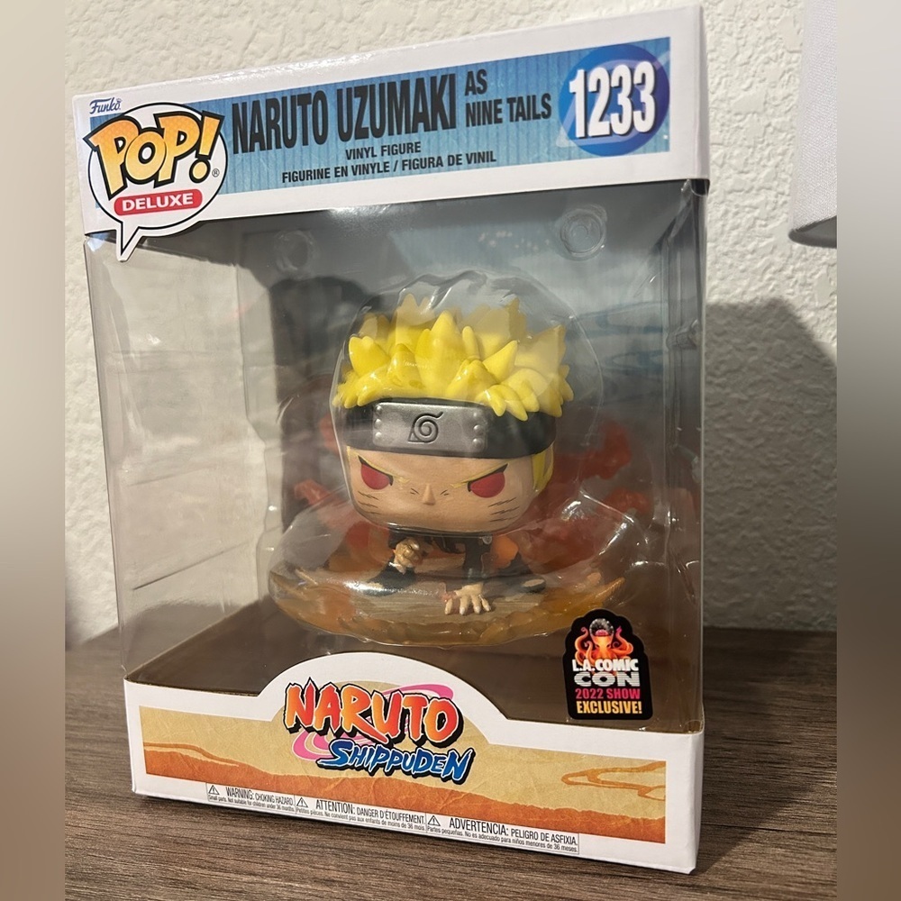 Funko Pop! Deluxe Naruto Uzumaki As Nine Tails 1233 LA Comic Con 2022 Exclusive